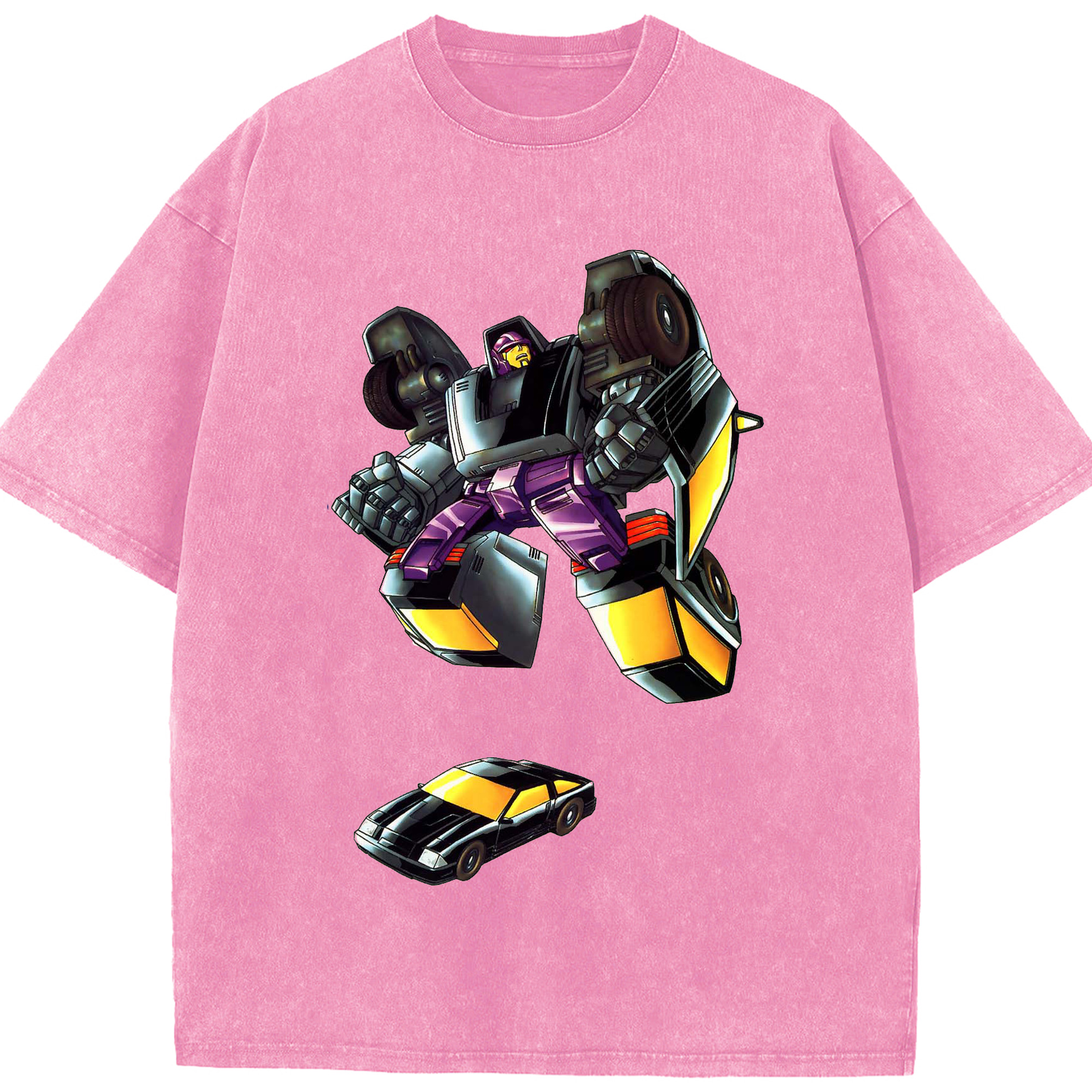 （画像用）  綿100% ヴィンテージ風 半袖Tシャツ（フロントプリント）